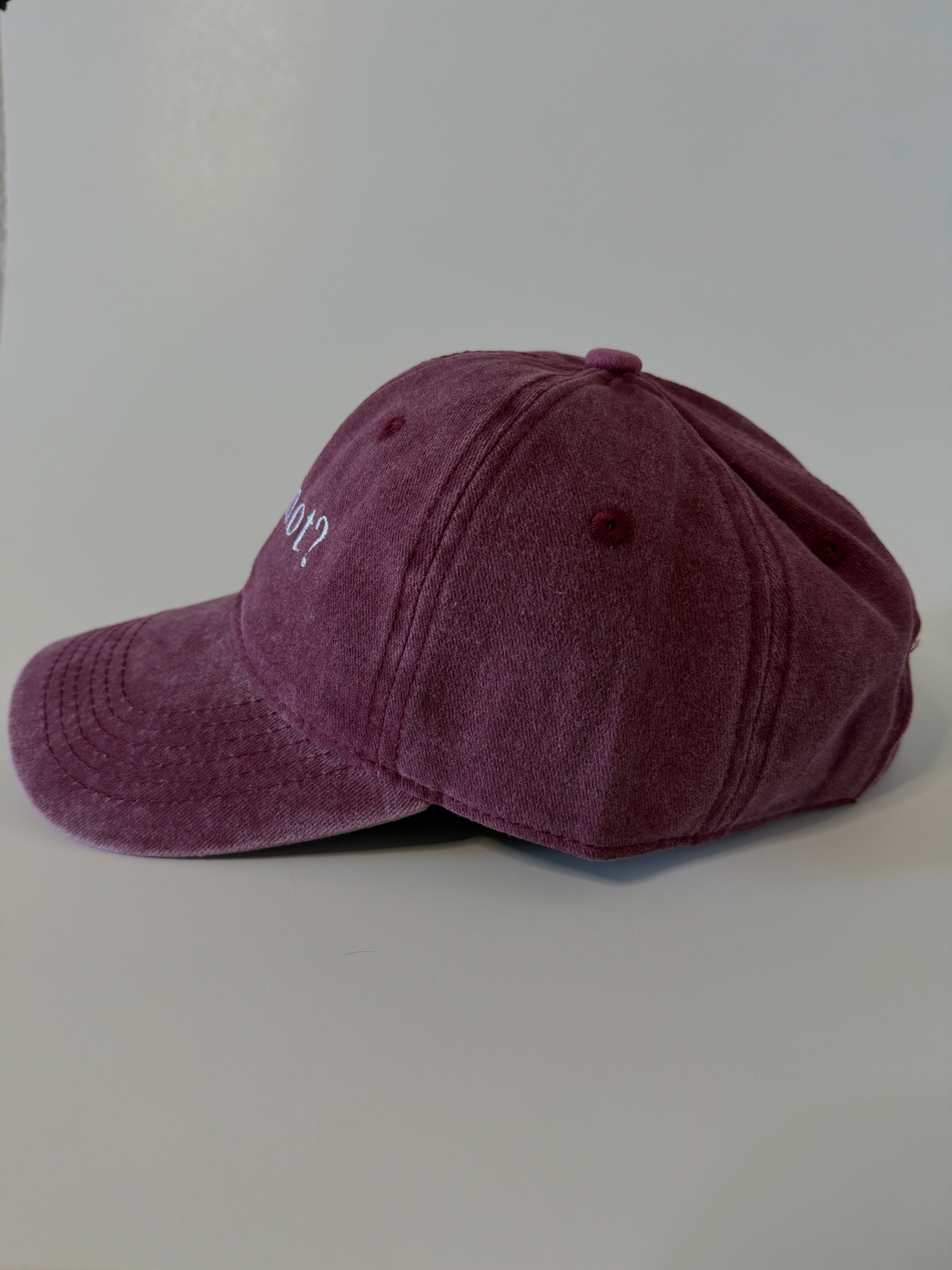 Wine Not? Embroidered Cap