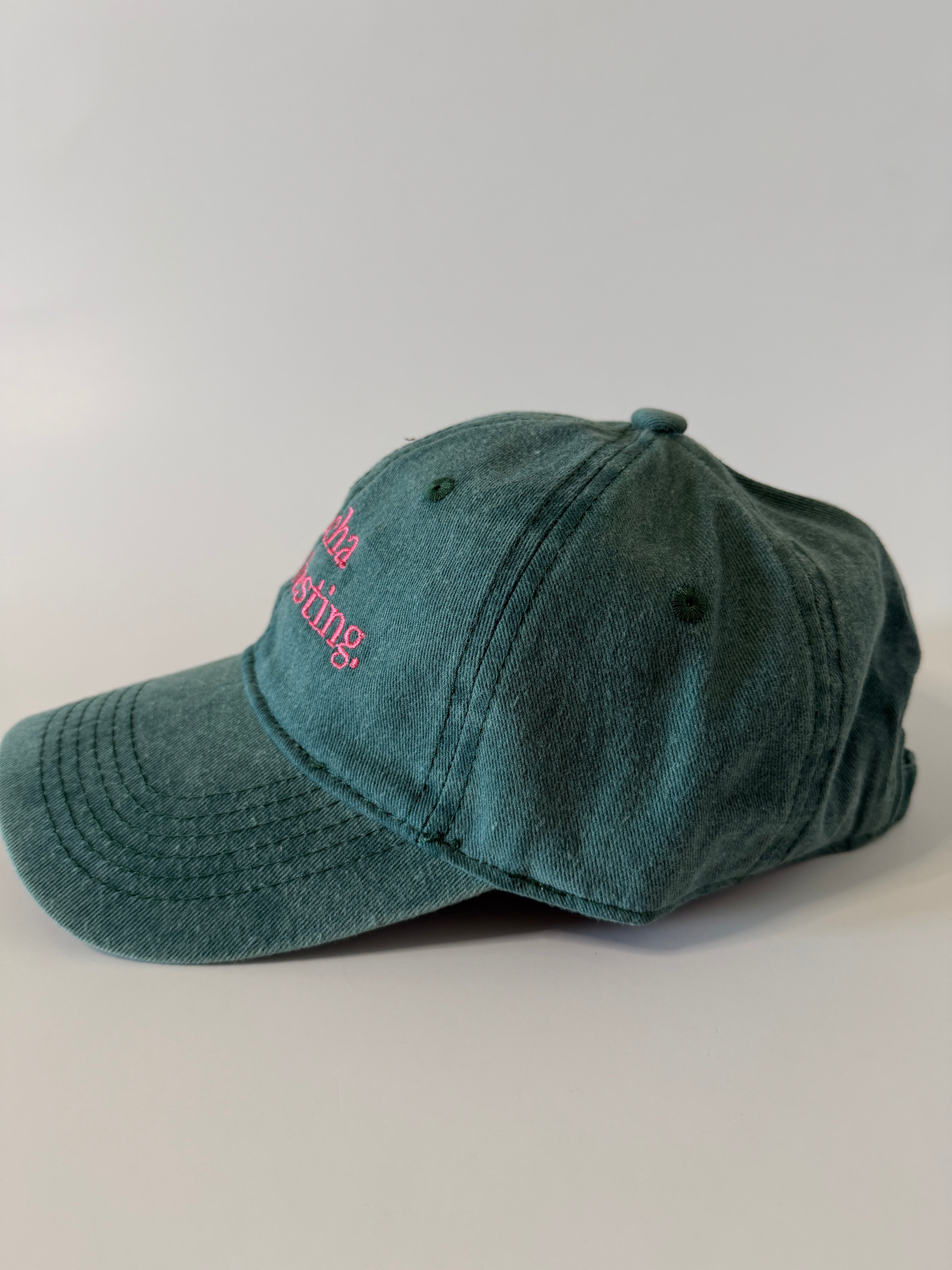 Matcha & Manifesting Embroidered Hat