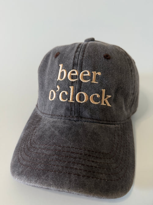 Beer O’Clock Embroidered Cap